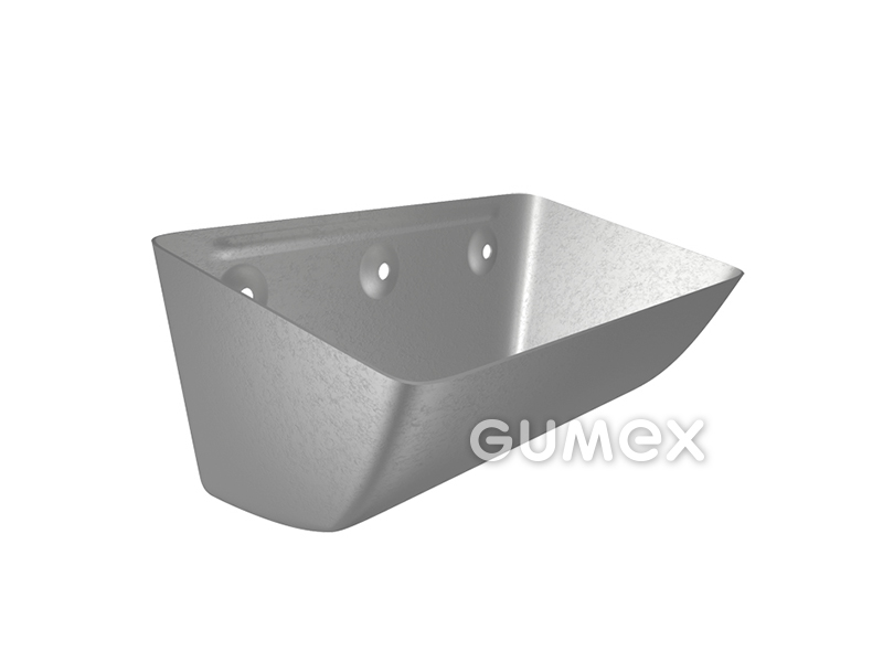Elevatorbecher gepresst SPS, 350-180/3mm, A-362, B-182, C-140, E-11, F-120/3,4,1dm3, Stahl, 